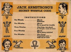 one of many Jack Armstrong premium prizes
