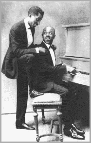 Noble Sissle (left), Eubie Blake