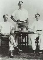 First US team: Malcom Whitman, Davis, Holcombe Ward